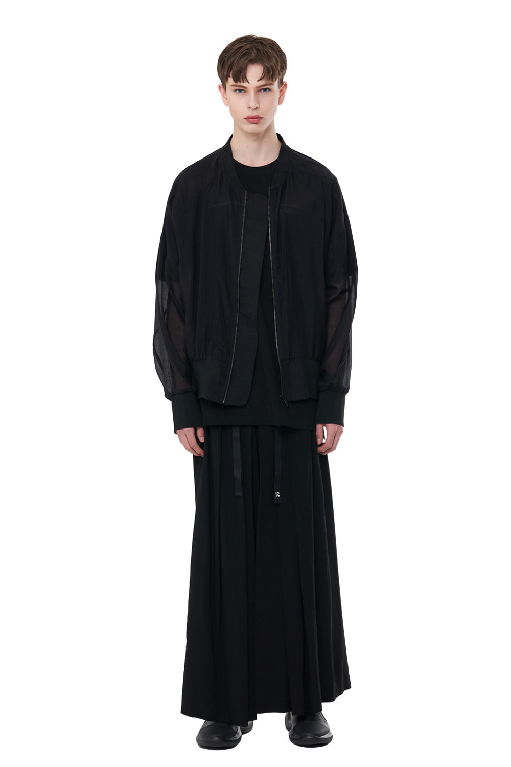 [20SS][60%SALE] See-through Oversize MA-1 (BK)_ PA1JP0303