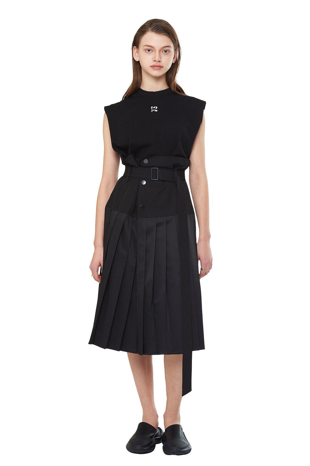 [20SS][70%SALE] Corset Belt Skirt_ W01SK0303